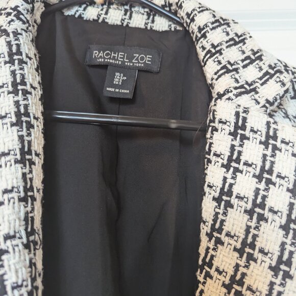 Black and White Patterned Jacket - Picture 3 of 3